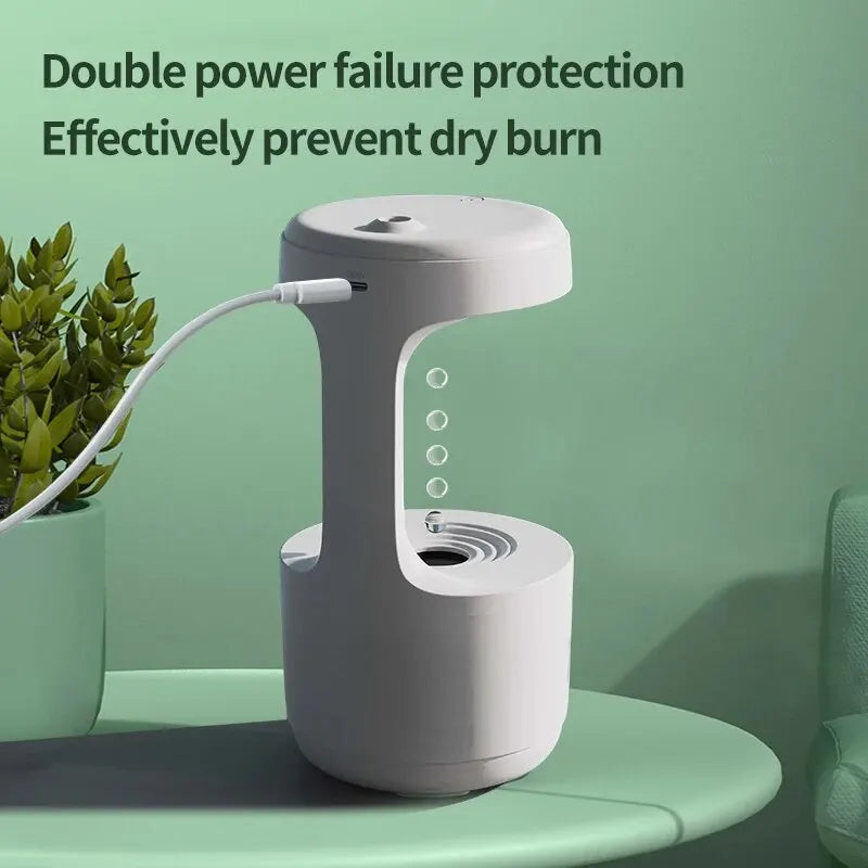 Water Droplet Air Humidifier Anti-Gravity Mist Maker